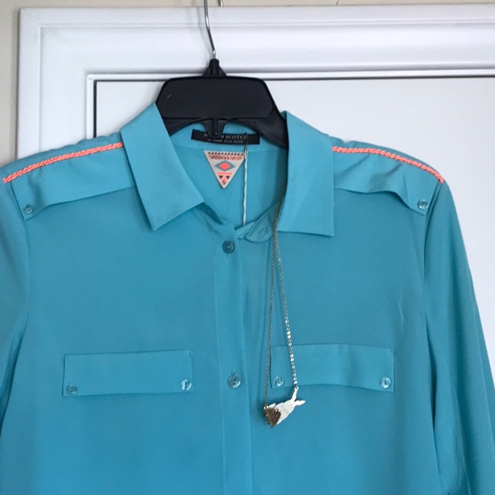 Maison Scotch long sleeve blouse NWT - Picture 2 of 3